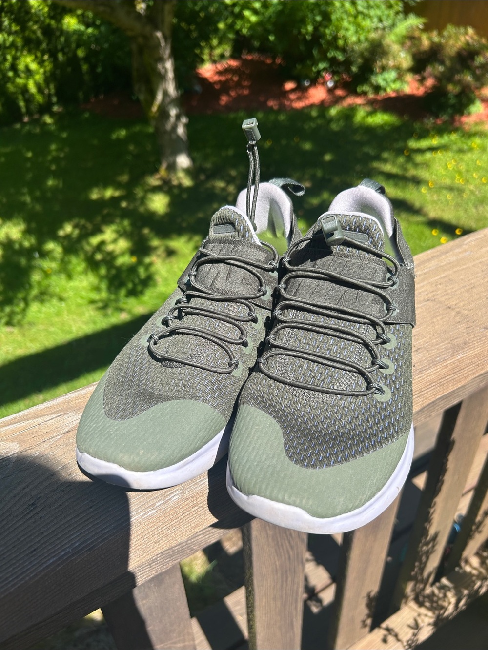 Nike Olive Green kids  Athletic Sneakers